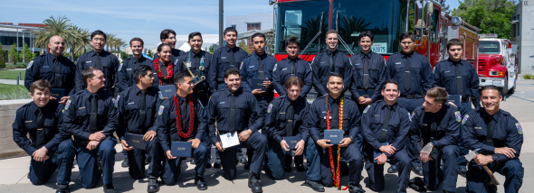 Student getting a certificate